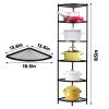 65-inch Freestanding Heavy Duty Corner Pot Rack 6-Tier Kitchen Shelf