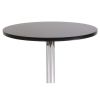 3 Piece Modern Dining Set with Bistro Table and Two Stools