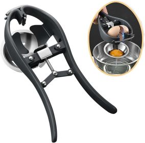 Egg Cracker, Stainless Steel Egg Opener, Automatic Egg Cracking Tool