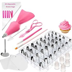 83-Piece Stainless Steel Cake Decorating Nozzle Set – Baking & Decorative Tools