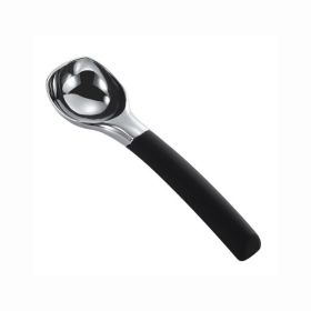 Scooper Dishwasher Safe Alloy Ice Cream Scoop Cookie Dough Scooper with Anti-Slip Handle for Sorbet Melon Ice Cream Scoop Kitchen Tool (4.5X17.5cm)