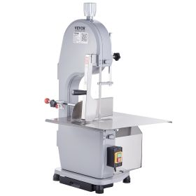 VEVOR Commercial Electric Meat Bandsaw, 1500W Stainless Steel Countertop Bone Sawing Machine, Workbeach 19.3" x 15", 0.16-7.9 Inch Cutting Thickness