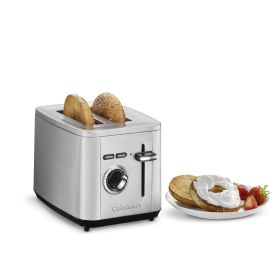 Cuisinart Stainless Steel 2-Slice Toaster, New, CPT-12WM