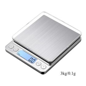 Digital Kitchen Scale – 3000g/0.1g Jewelry & Food Scale with LCD Display and Tare Function