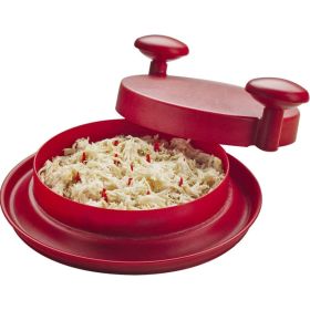 Multifunctional Chicken Meat Shredder – Non-Slip Meat Splitter & Mincer Tool (Color: Red)