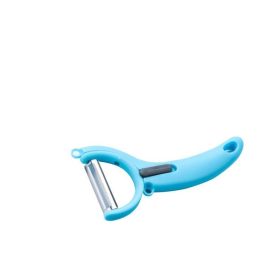 Swivel Blade Peeler – Rotatable Multi-Functional Peeler for Fruits, Vegetables, and Potatoes (Color: blue peeler)