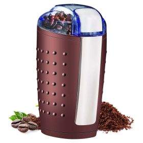 5 Core Coffee Grinder • 85 Gram Or 3 Ounces / 12 Cup Capacity • One-Touch Automatic Electric Bean Spice Grinding Machine • 150W Copper Motor • (SKU: CG 01 BR)